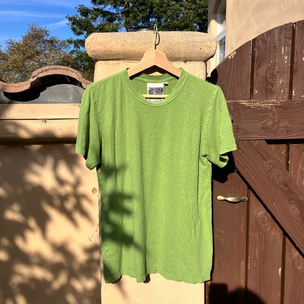 Jungmaven jung tee in dark matcha